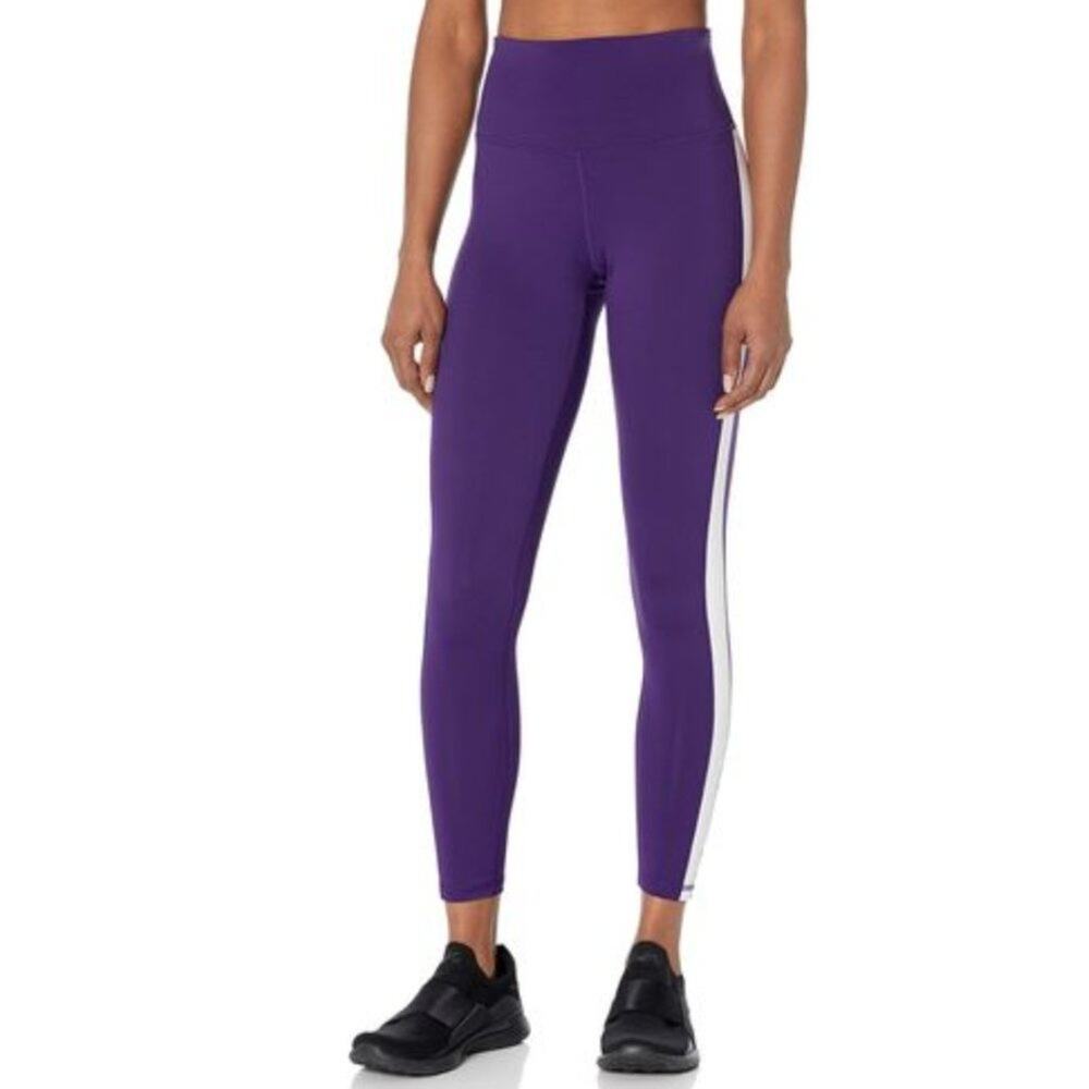 Champion Fitted Rich Purple Absolute Eco 7/8 Track Tights Womens Size Medium